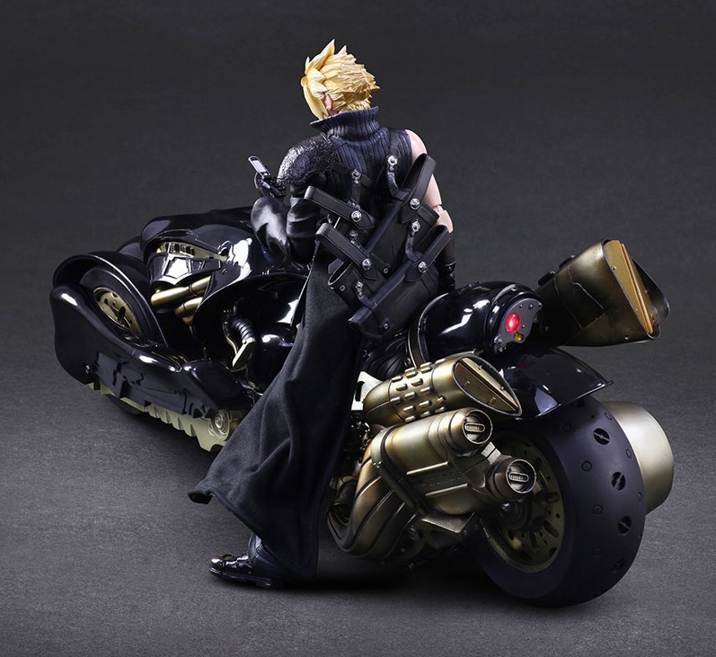 Final Fantasy: Cloud Strife & Fenrir - Play Arts Kai Figure Set image