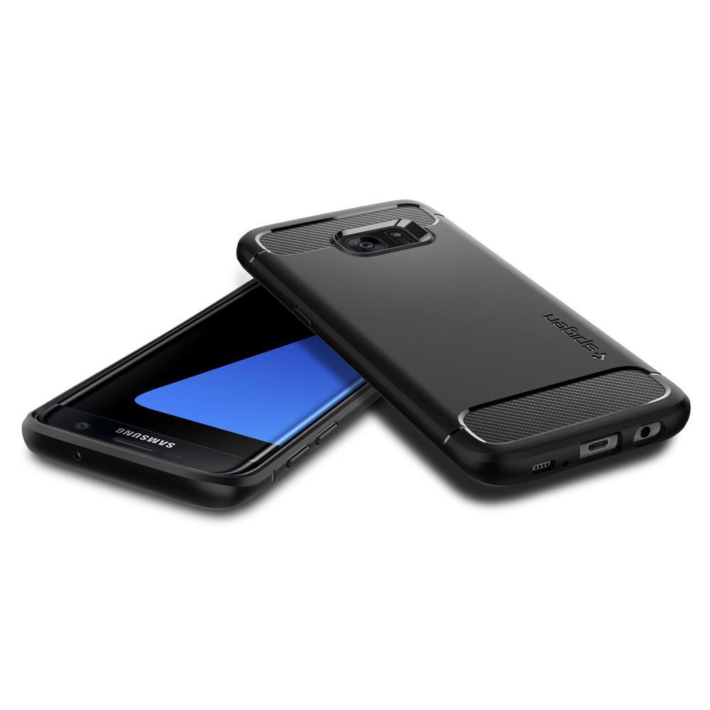 Spigen: Galaxy S7 Edge - Rugged Armor Case (Black) image