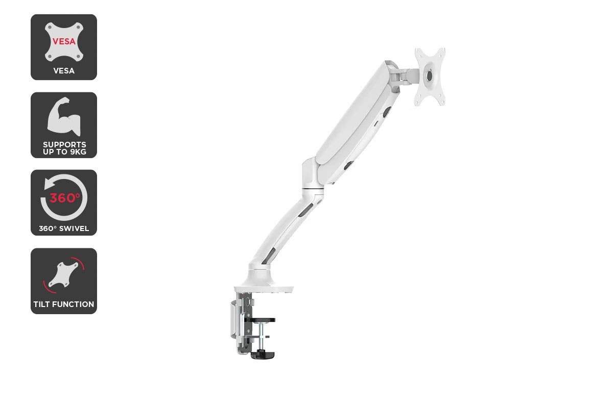 Kogan Full Motion Gas Spring Single Monitor Mount at Mighty Ape NZ