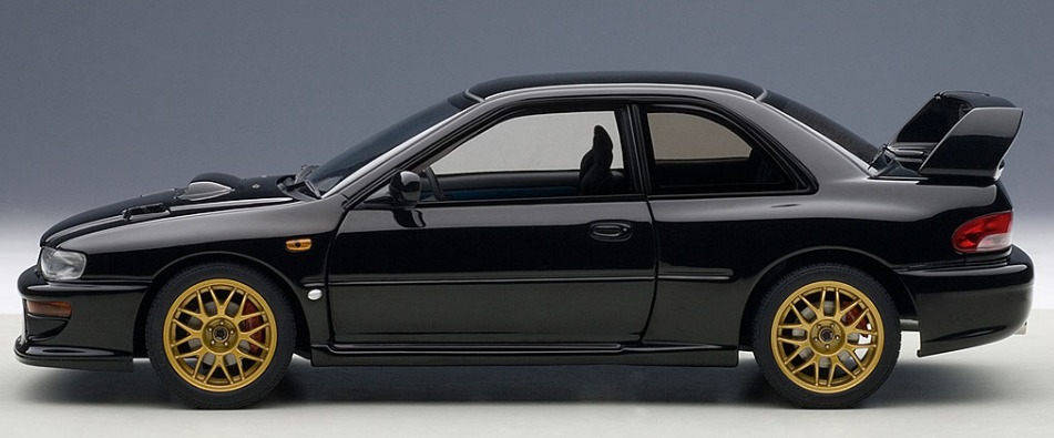 AUTOart: 1/18 Subaru Impreza 22b (Black) - Diecast Model