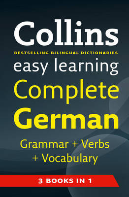 Easy Learning Complete German Grammar, Verbs and Vocabulary (3 books in 1) image