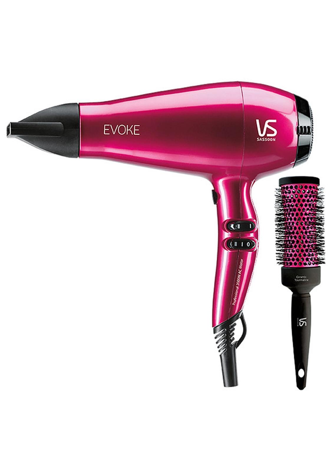 VS Sassoon Evoke Hair Dryer With Styling Brush image