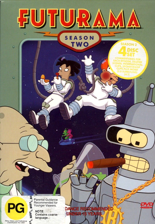 Futurama - Season 2 (4 Disc Box Set) on DVD image