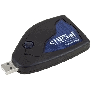 Crucial Hi-Speed Compact Flash Card Reader USB 2