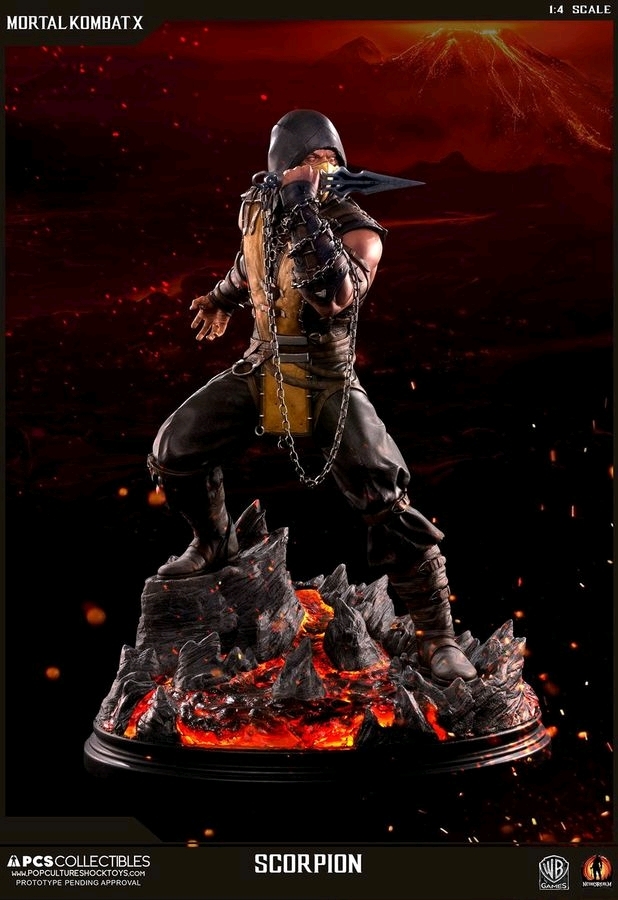 Mortal Kombat X: Scorpion - 21" Statue image