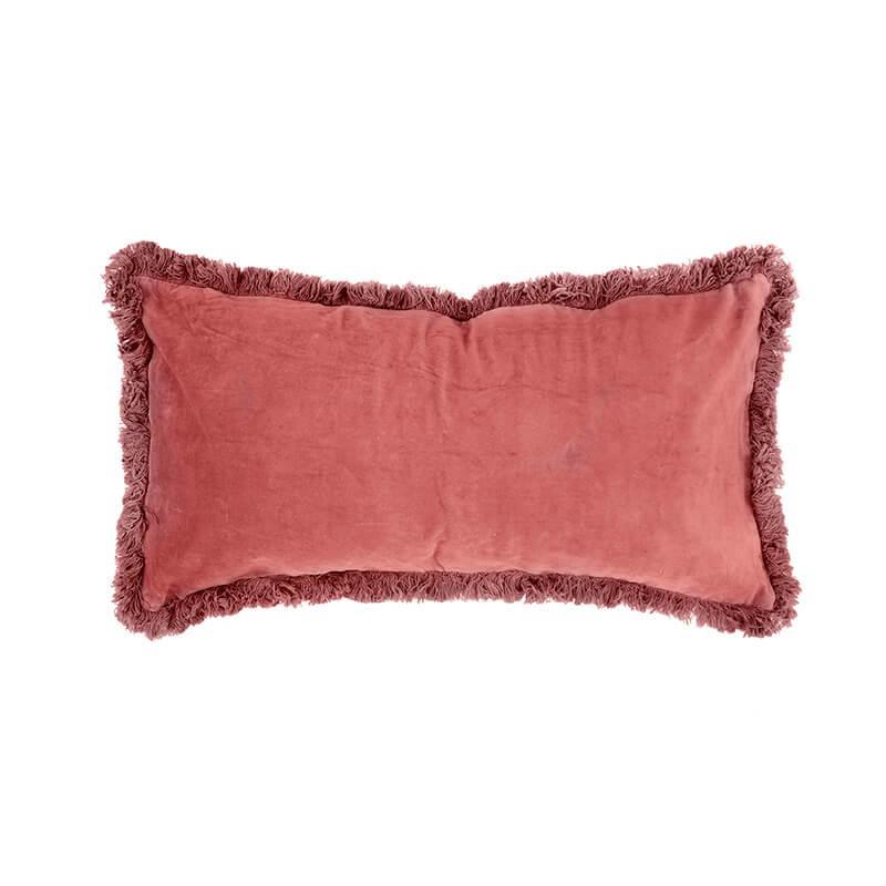 Bambury Clay Velvet Feather Filled Cushion image