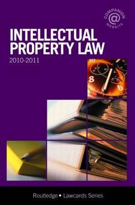 Intellectual Property Lawcards: 2010-2011 by Routledge Chapman Hall image