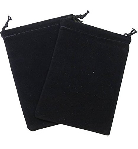 Suede Cloth Dice Bag (Small, Black) image