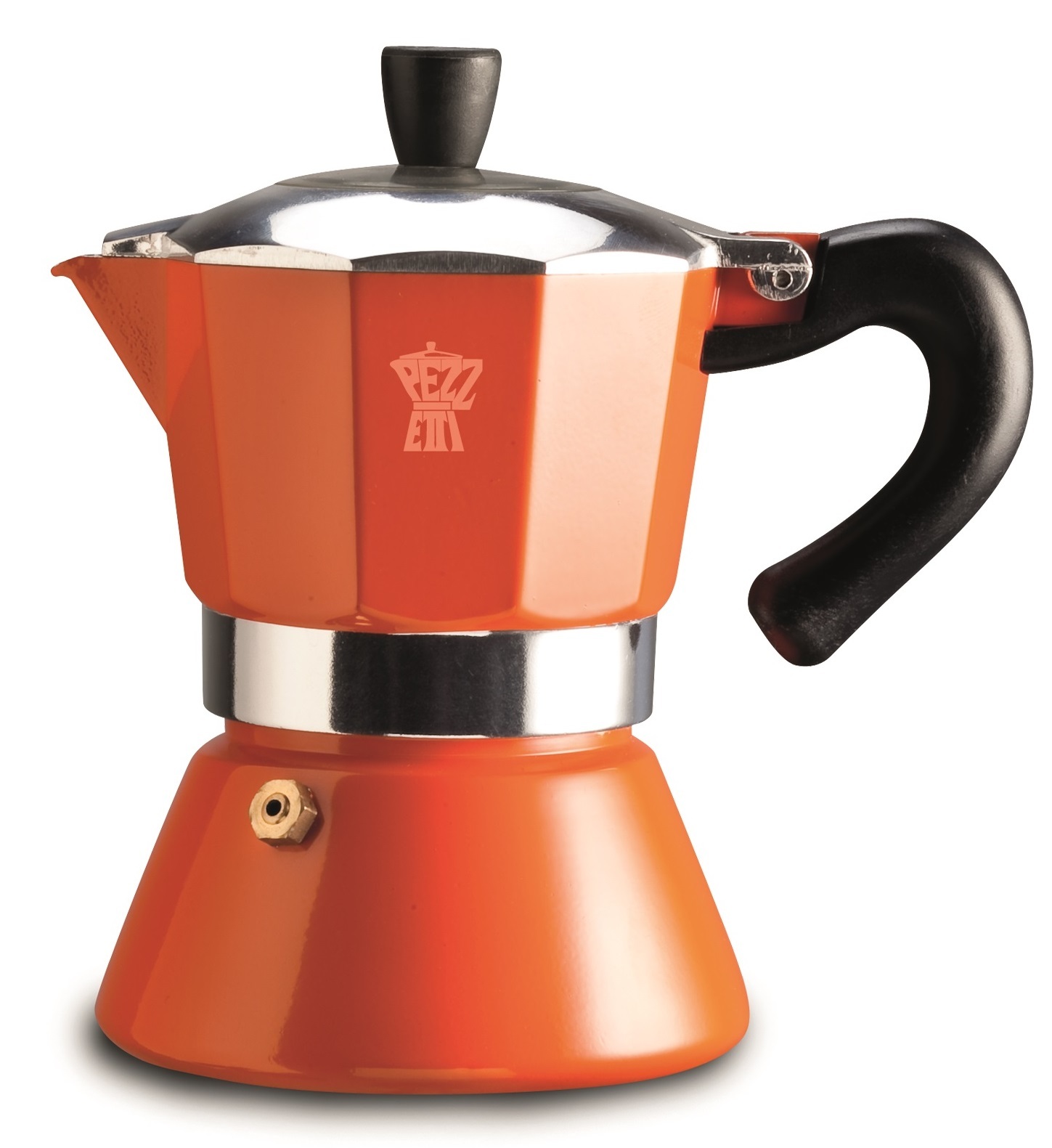 Pezzetti: Bellexpress Orange Induction Coffee Maker (6 Cup)