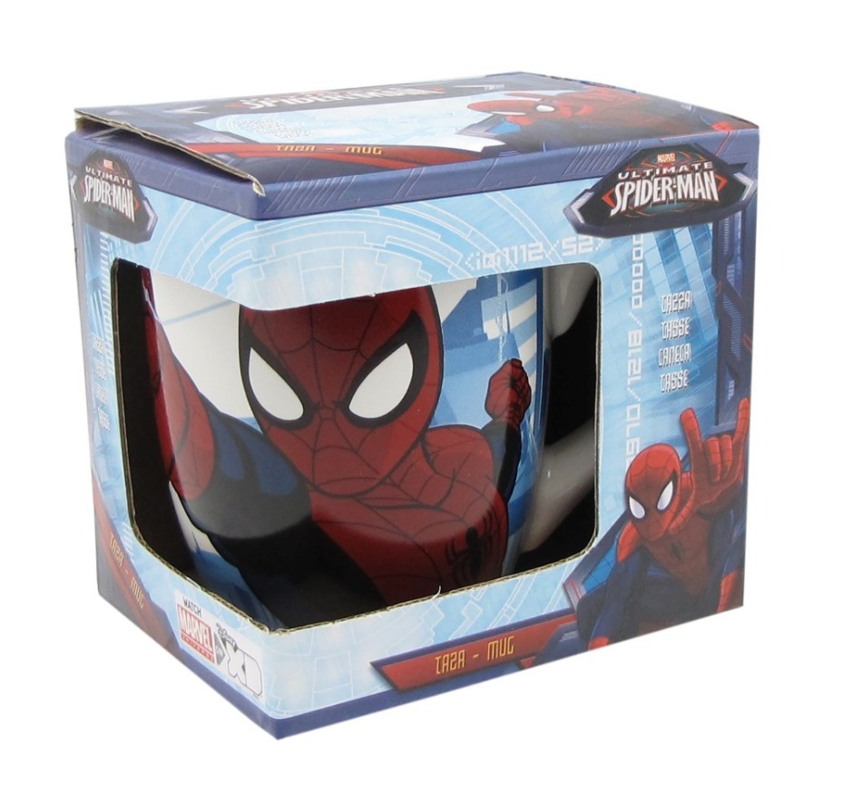 Marvel Spiderman Barrel Mug In Gift Box