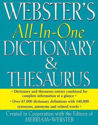Webster's All-In-One Dictionary & Thesaurus image