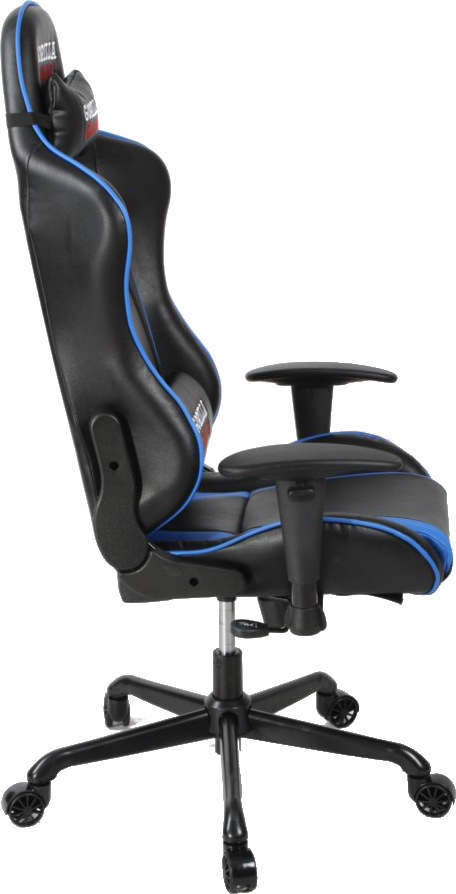 Gorilla Gaming Commander Chair - Blue & Black for image
