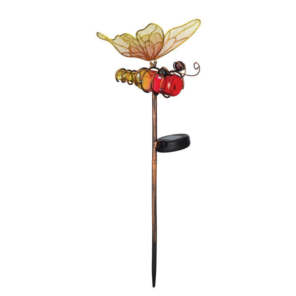 Regal: Mini Solar Butterfly Stake - Orange image