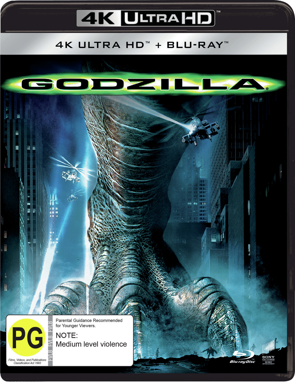 Godzilla (1998) on UHD Blu-ray