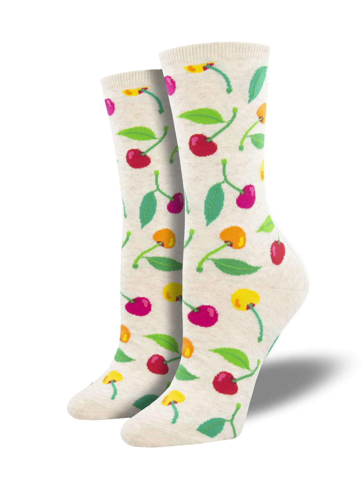 Socksmith: Cherries - Ivory Heather image