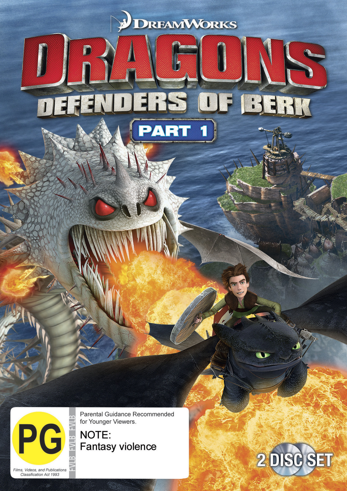 Dragons Defenders Of Berk: Part One (2 Disc) on DVD image