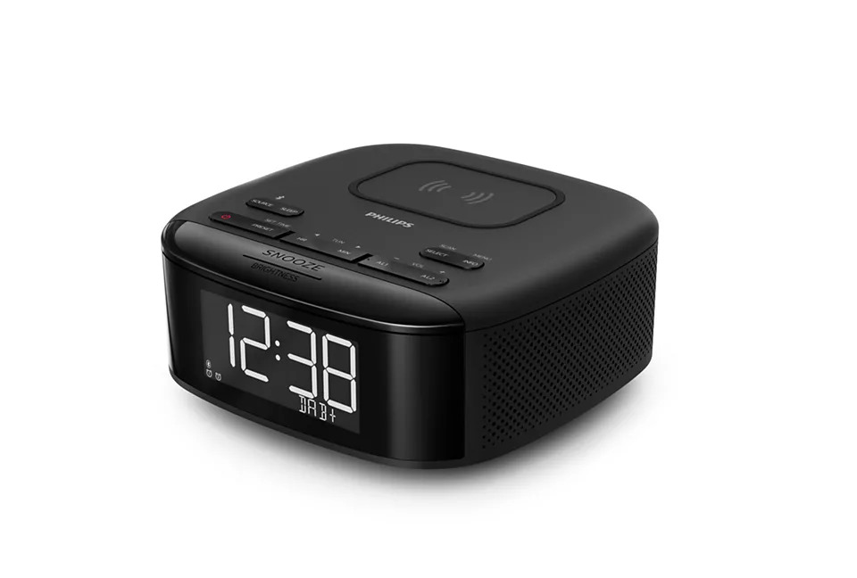 Philips Bluetooth Clock Radio with QI Charging at Mighty Ape NZ