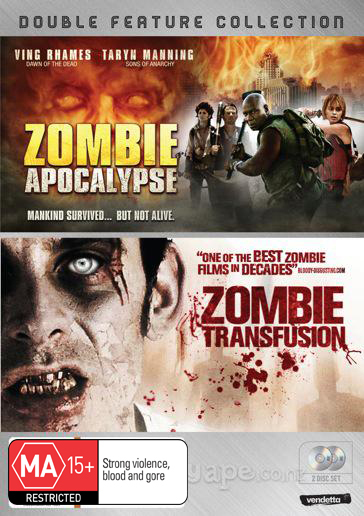 Zombie Apocalypse / Zombie Transfusion (2 Disc Set) on DVD image