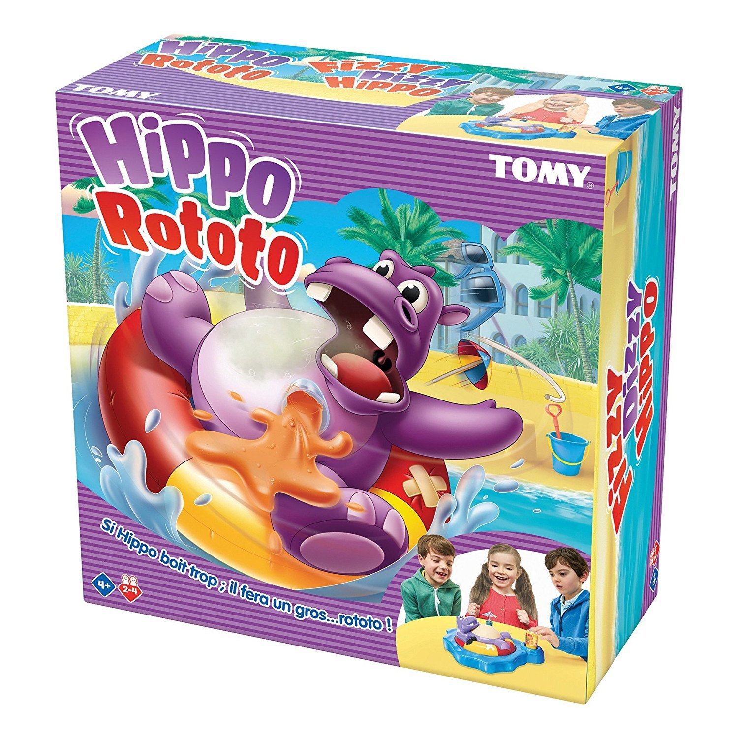 Tomy: Fizzy Dizzy Hippo - Children's Game image