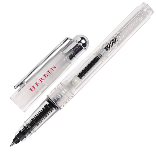 Buy J Herbin Long Transparent Rollerball Pen With Converter at Mighty