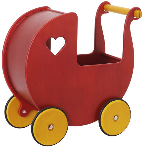 Moover Doll's Pram - Red