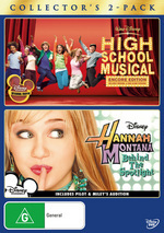 High School Musical / Hannah Montana Behind The Spotlight - Collector's 2-Pack (2 Disc Set) on DVD High School Musical / Hannah Montana Behind The Spotlight - Collector's 2-Pack (2 Disc Set) on DVD