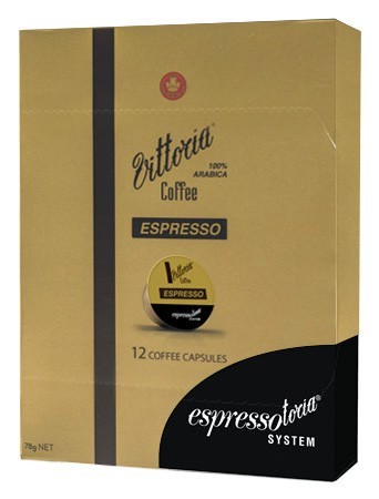 Vittoria Espresso 100% Arabica Coffee Capsules