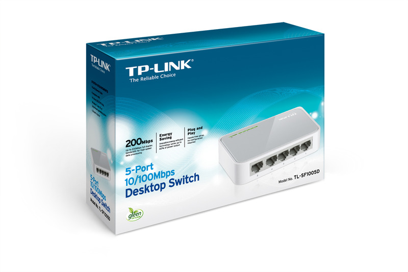 TP-Link 5-Port 10/100Mbps Desktop Switch