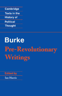Pre-Revolutionary Writings by Edmund Burke image