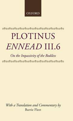 Ennead III.6 on Hardback by Plotinus