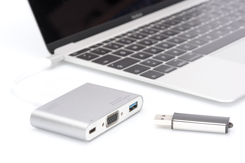 Digitus USB Type-C to VGA Multiport Adapter with Power Delivery image