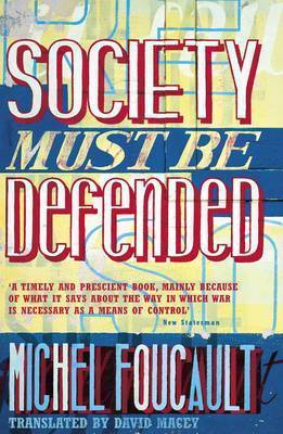 Society Must be Defended by Michel Foucault image