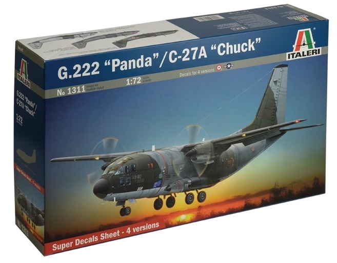 Italeri: 1/72 G.222 Panda/C-27A Chuck - Model Kit image