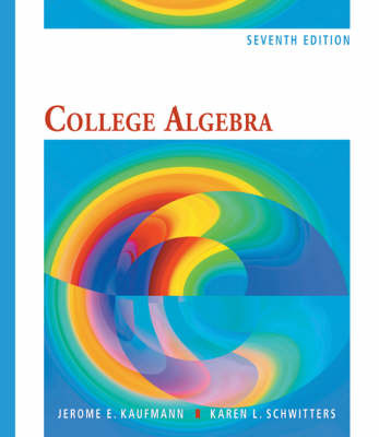 College Algebra on Hardback by Jerome E Kaufmann