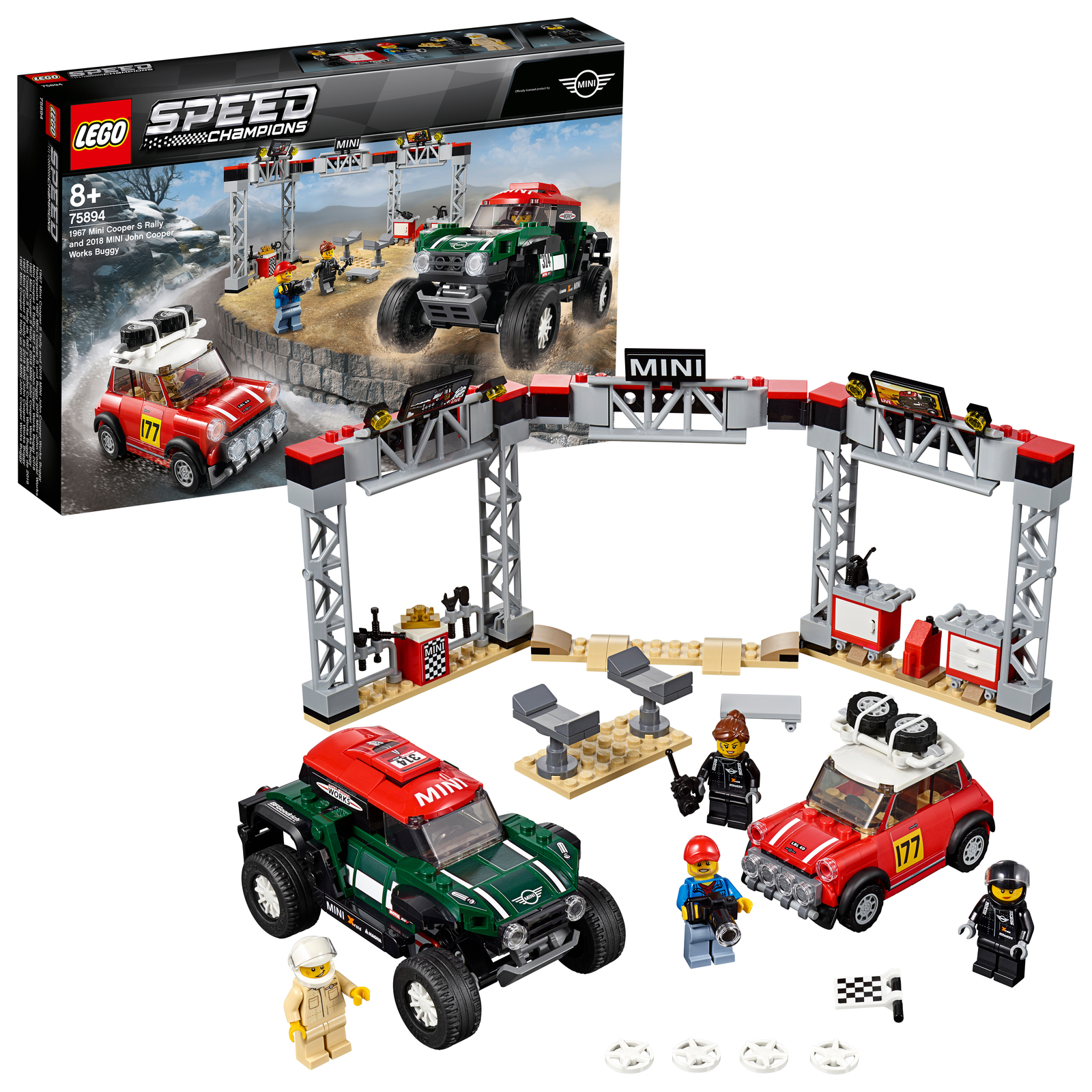 LEGO Speed Champions - 1967 Mini Cooper S Rally & 2018 MINI John Cooper Works (75894) image