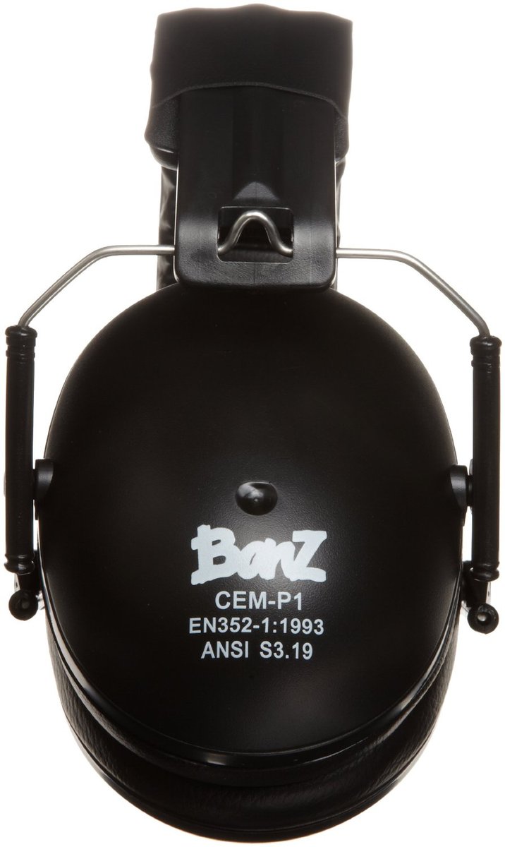 Banz: Kids Earmuffs - Black (2-10 Years)