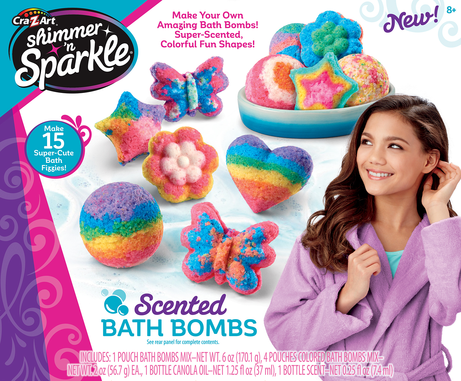 Buy Shimmer 'n Sparkle Scented Bath Bombs at Mighty Ape Australia