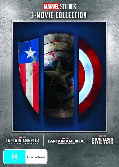 Captain America: 3 Movie Collection on DVD image