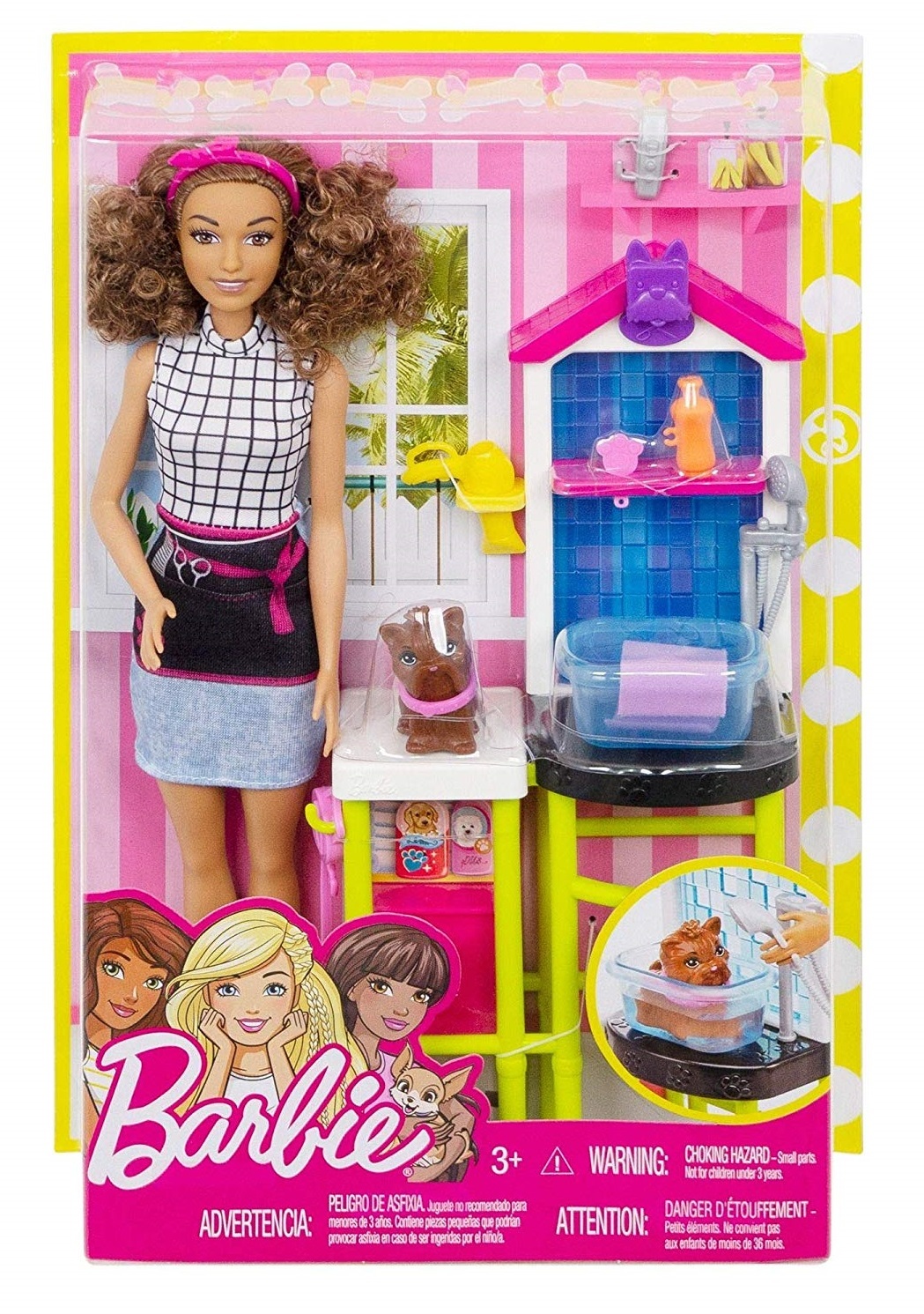 Buy Barbie Careers Pet Groomer Playset at Mighty Ape Australia