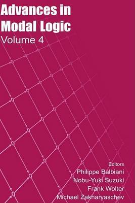 Advances in Modal Logic: v. 4 by M Zakharyaschev image