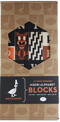 Uncle Goose - Maori Alphabet Block Set