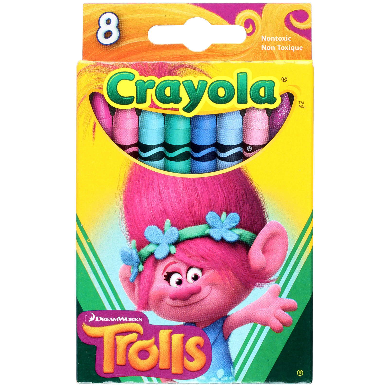 Buy Crayola Trolls Themed Crayon Set at Mighty Ape NZ