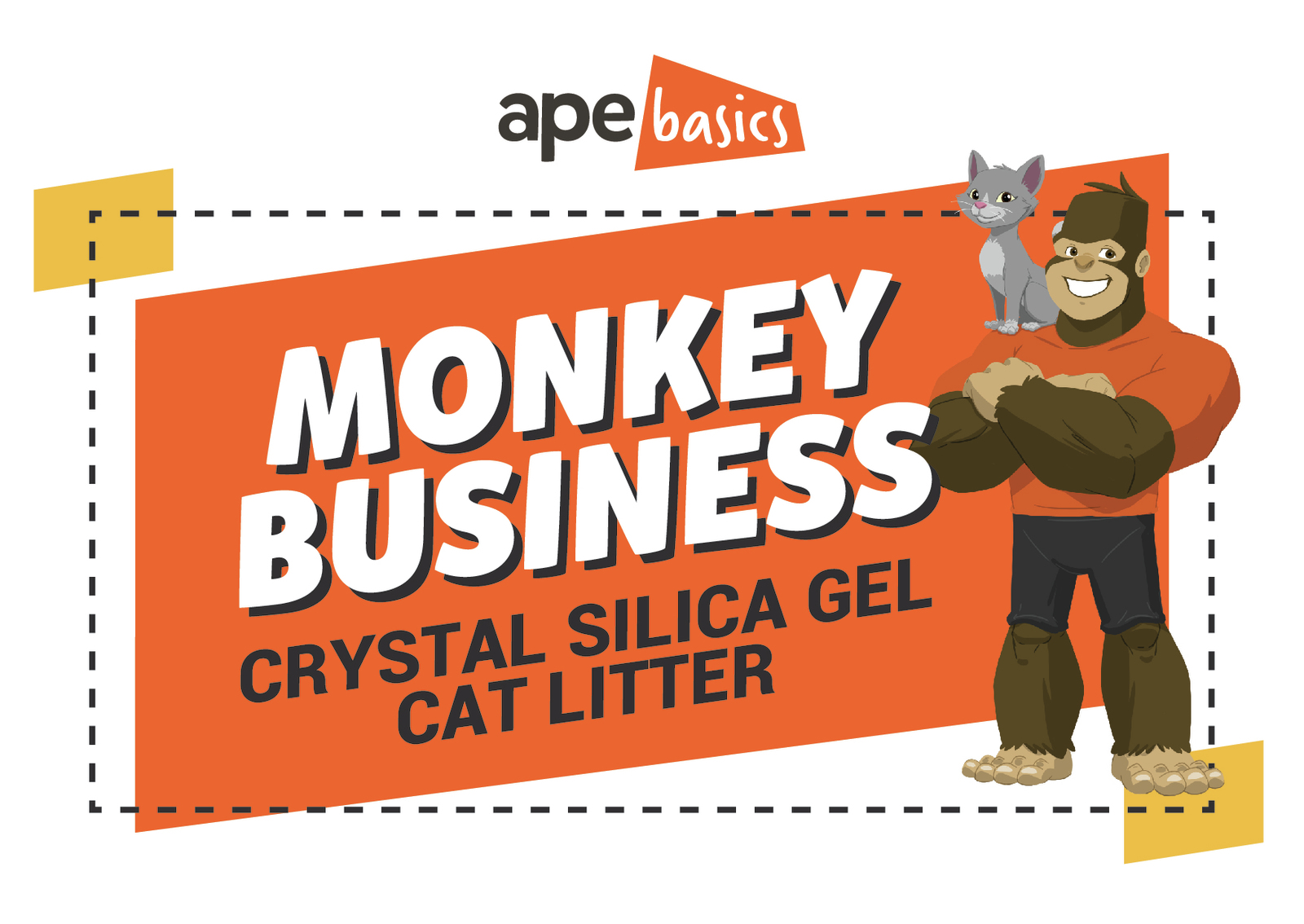 Monkey Business Cat Litter - Crystals (20L)