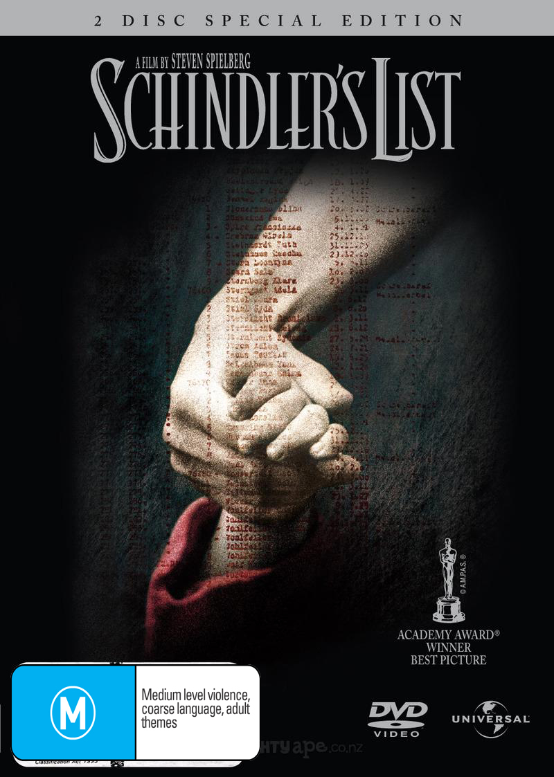 Schindler's List - Special Edition (DTS - 2 Disc Set) on DVD image