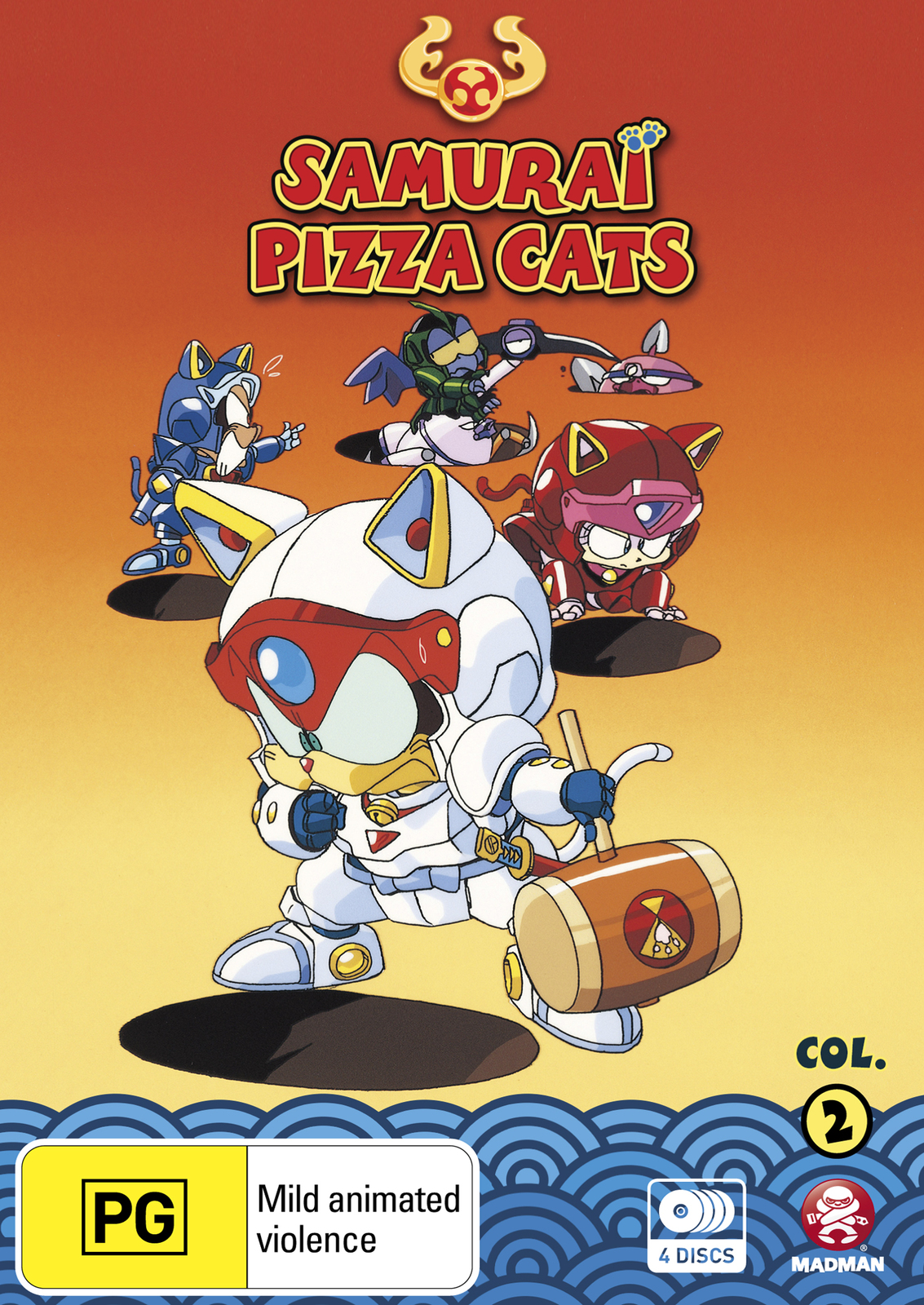 Samurai Pizza Cats Collection 2 DVD Buy Now at Mighty Ape Australia
