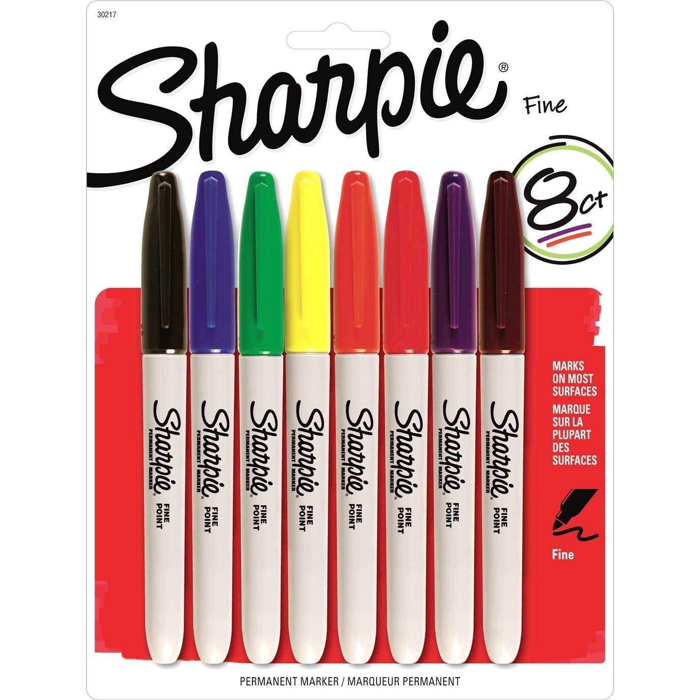 Sharpie Fine Tip Markers Pack of 8 image