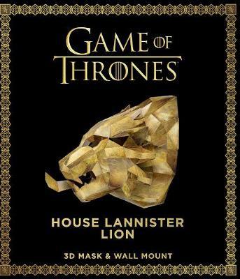 Game of Thrones Mask and Wall Mount - House Lannister Lion by Steve Wintercroft