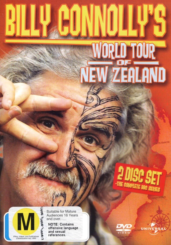 Billy Connolly's World Tour Of New Zealand - The Complete Series (2 Disc Set) on DVD image