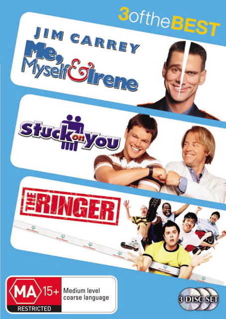 Me, Myself And Irene / Stuck On You / The Ringer - 3 Of The Best (3 Disc Set) on DVD image
