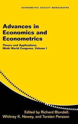 Advances in Economics and Econometrics: Volume 1 image